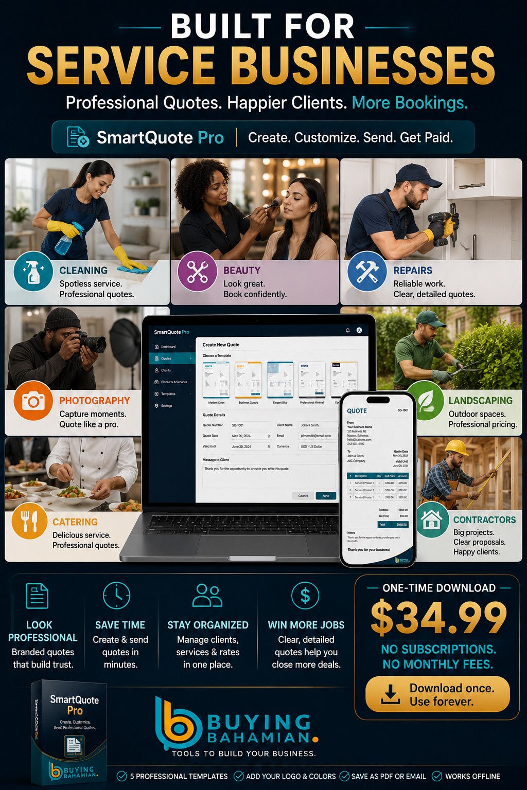 SmartQuote Pro Pinterest graphic 3