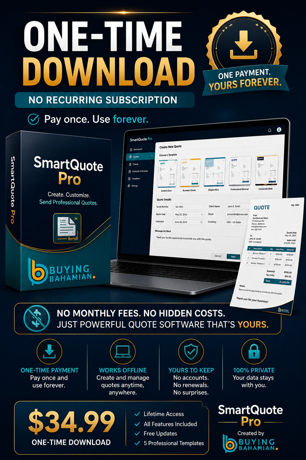 SmartQuote Pro Pinterest graphic 7
