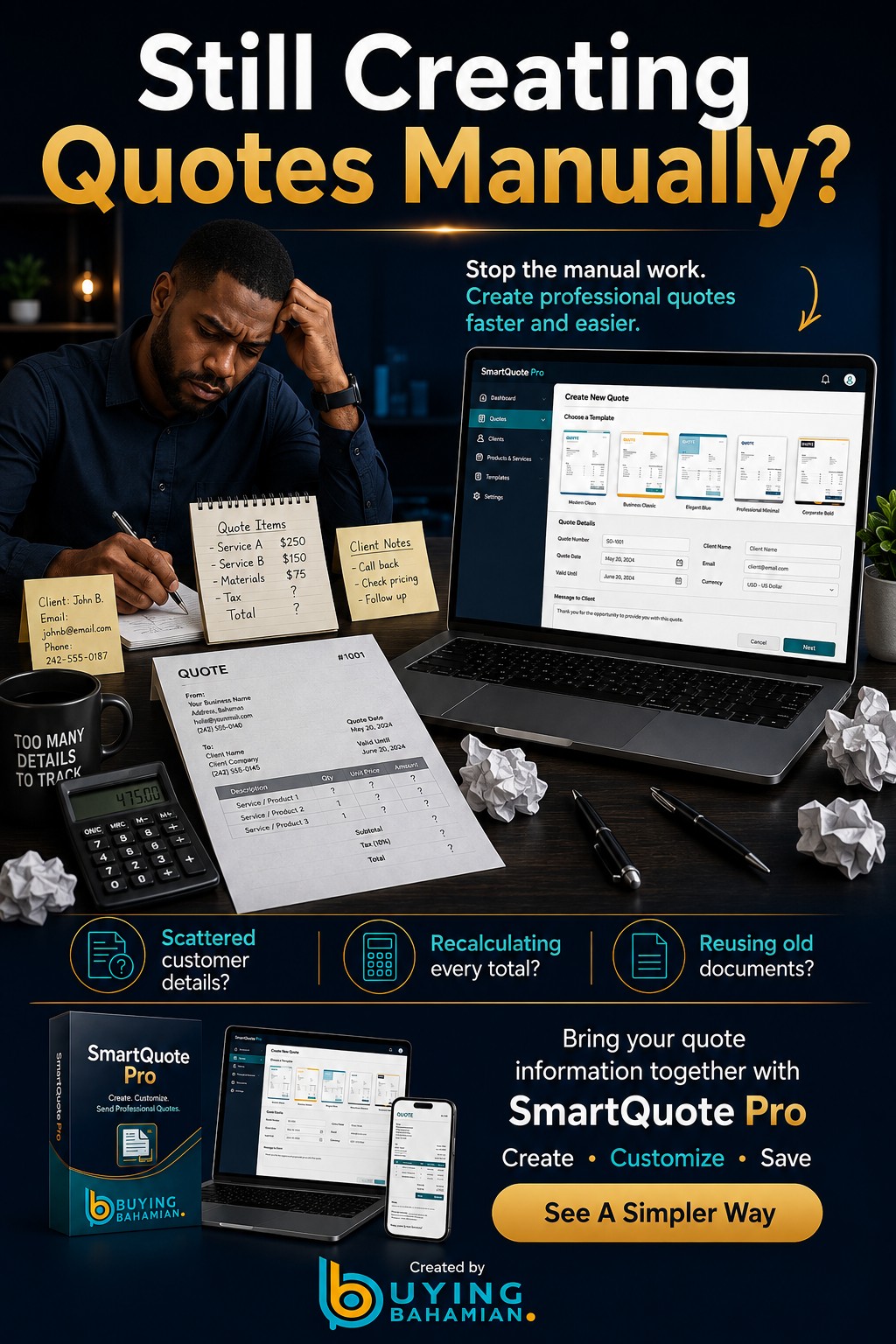 SmartQuote Pro Pinterest graphic 12